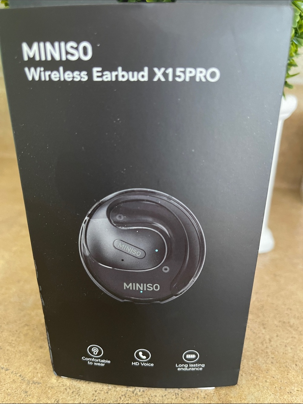 MINISO X15PRO Wireless Earbud Headphones - Black- New in Box